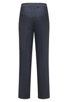 Laden Sie das Bild in den Galerie-Viewer, Grau Dreiteilige Herrenanzüge mit Gestreiftem Revers