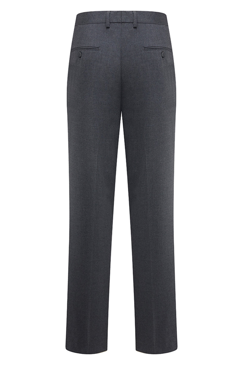 Laden Sie das Bild in den Galerie-Viewer, Slim Fit Peak Revers Herren 3-teilige Graue Anzüge