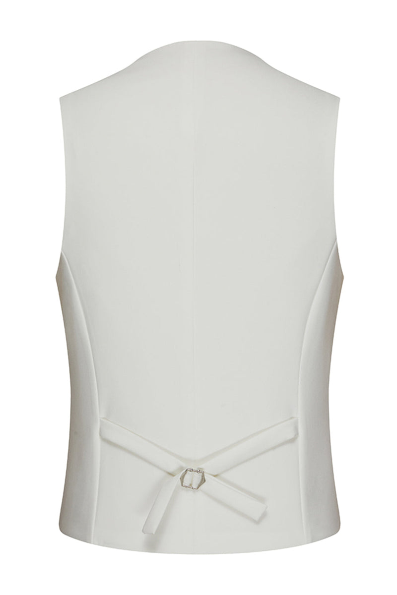 Laden Sie das Bild in den Galerie-Viewer, Khaki-Notched Revers 3-teilige Herrenanzüge