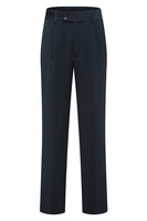 Laden Sie das Bild in den Galerie-Viewer, Marineblaue 3-teilige Slim Fit Herrenanzüge mit genottem Revers