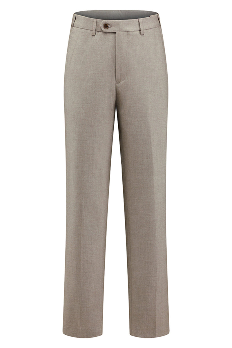 Laden Sie das Bild in den Galerie-Viewer, Herren Dark Khaki Peak Revers 3-teilige Anzüge