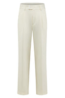 Laden Sie das Bild in den Galerie-Viewer, Khaki Gekerbter Ein-Knopf Herrenanzug mit Revers