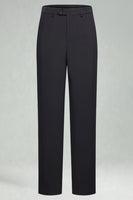 Laden Sie das Bild in den Galerie-Viewer, Schwarze 3-teilige Ein-Knopf Herrenanzüge mit Spitzrevers