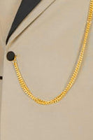 Laden Sie das Bild in den Galerie-Viewer, Slim Fit Zweiteilige Khaki Peak Revers Herrenanzüge