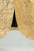 Laden Sie das Bild in den Galerie-Viewer, Glitzernder Gold Peak Revers Herrenabschlussball Blazer