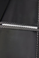 Laden Sie das Bild in den Galerie-Viewer, Dunkelrote Pailletten Notched Revers 2-teilige Herrenabschlussballanzüge