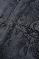 Laden Sie das Bild in den Galerie-Viewer, Schwarzer Schal mit Revers und Einzelschnalle Herren Abschlussball-Blazer