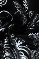 Laden Sie das Bild in den Galerie-Viewer, Silberner Jacquard Herrenabschlussball-Blazer mit geschnittenem Revers