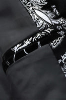 Laden Sie das Bild in den Galerie-Viewer, Silberner Jacquard Herrenabschlussball-Blazer mit geschnittenem Revers