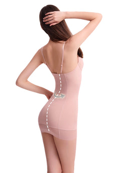 Blush Spaghetti-Riemen Bodywear mit Shapewear