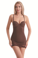 Laden Sie das Bild in den Galerie-Viewer, Blush Spaghetti-Riemen Bodywear mit Shapewear