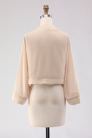 Laden Sie das Bild in den Galerie-Viewer, Weiße Offene Kurze Chiffon Schal Umwicklungen