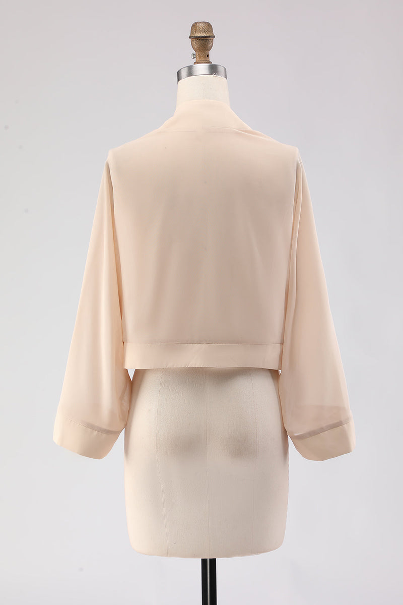 Laden Sie das Bild in den Galerie-Viewer, Weiße Offene Kurze Chiffon Schal Umwicklungen