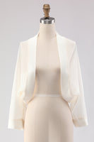 Laden Sie das Bild in den Galerie-Viewer, Weiße Offene Kurze Chiffon Schal Umwicklungen