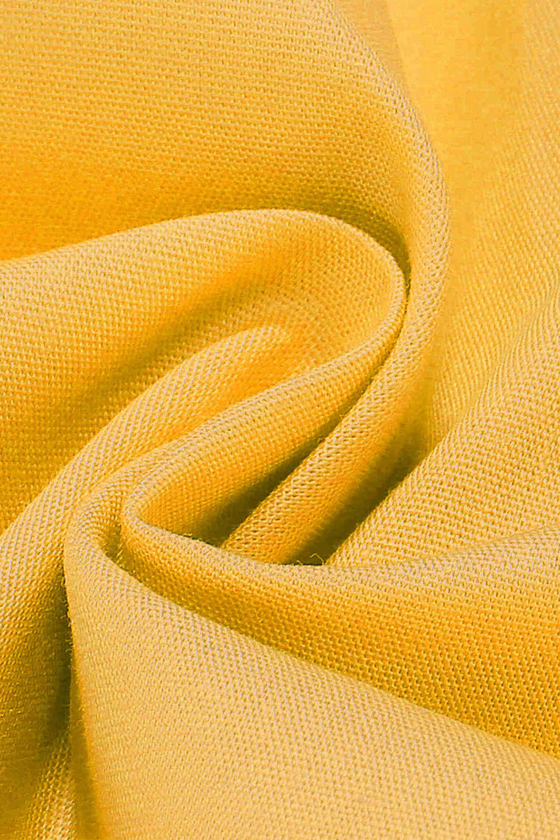 Laden Sie das Bild in den Galerie-Viewer, Eingeschnittenes Revers Blaues Einreihiges Kleid aus den 1950er Jahren