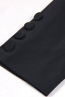 Laden Sie das Bild in den Galerie-Viewer, Schwarzer Samt Schal Damenblazer mit Schleife