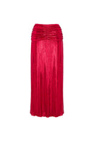 Laden Sie das Bild in den Galerie-Viewer, Roter Kalte Schulter Zweiteiliger 3D-Blumen Badeanzug mit Strandkleid