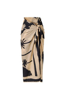 Laden Sie das Bild in den Galerie-Viewer, Schwarzer Dreiteiliger Neckholder Badeanzug mit Überzug