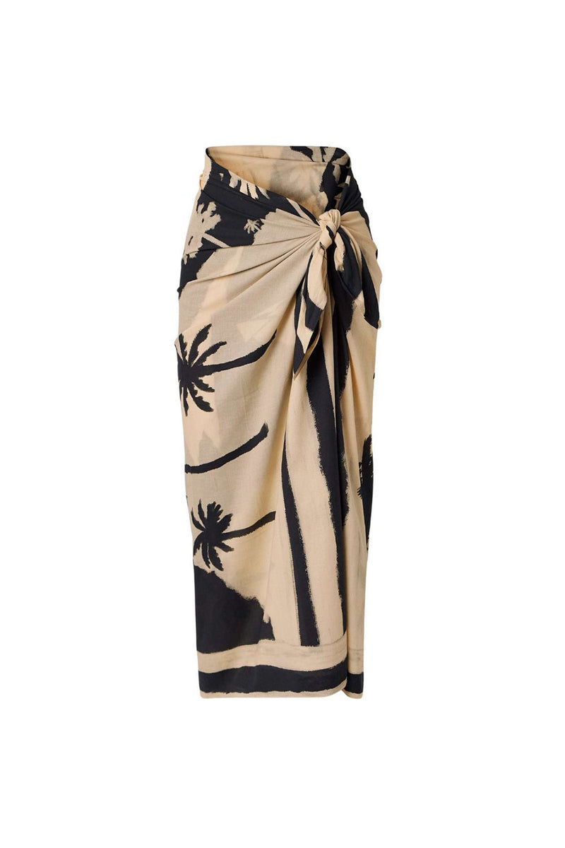 Laden Sie das Bild in den Galerie-Viewer, Schwarzer Dreiteiliger Neckholder Badeanzug mit Überzug