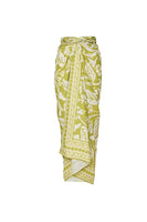 Laden Sie das Bild in den Galerie-Viewer, Gelber Neckholder Schnitt Zweiteiliger Badeanzug mit Deckmantel