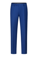 Laden Sie das Bild in den Galerie-Viewer, 2-teilige Schwarze Spitzrevers Doppelreihige Herrenanzüge