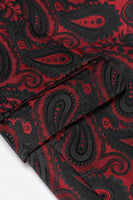 Laden Sie das Bild in den Galerie-Viewer, Schwarzer Jacquard Shawl Revers Einreihiger Herrenblazer mit Fliege
