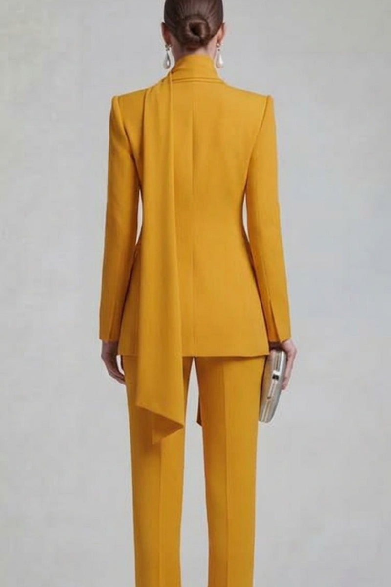 Laden Sie das Bild in den Galerie-Viewer, 2-teilige Blaue Einreihige Slim-Fit Schal-Revers Abschlussballanzüge