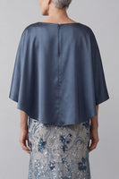 Laden Sie das Bild in den Galerie-Viewer, Glitzernde Meerjungfrau Langes florale marineblaue Pailletten Mutter der Braut Kleid