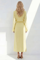 Laden Sie das Bild in den Galerie-Viewer, Zweiteiliges Business-Kleid mit blauer Kerbe-Revers