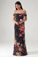 Laden Sie das Bild in den Galerie-Viewer, Elfenbeinfarbenes Kaltschulter-Meerjungfrauen-Formelkleid mit Schärpe
