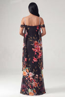 Laden Sie das Bild in den Galerie-Viewer, Elfenbeinfarbenes Kaltschulter-Meerjungfrauen-Formelkleid mit Schärpe