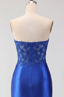 Laden Sie das Bild in den Galerie-Viewer, Rotes Satin-Sweetheart-Schnitt mit transparentem Korsett Homecoming-Kleid