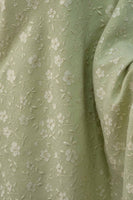 Laden Sie das Bild in den Galerie-Viewer, Einschulter-Blumen-Salbei-Meerjungfrauen-Brautjungfernkleid