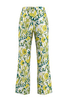 Laden Sie das Bild in den Galerie-Viewer, Graublaue Jacquard Blumen Zweiteiler Damenanzüge mit Spitzrevers