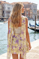 Laden Sie das Bild in den Galerie-Viewer, Sweetheart Hellblaues zweiteiliges A-Linien-Korsett, gestuftes Blumen-Homecoming-Kleid mit Perlenbesatz