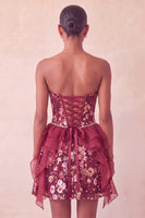 Laden Sie das Bild in den Galerie-Viewer, Salbeigrünes Sweetheart-Korsett A-Line Kurzes Homecoming-Kleid mit Pailletten