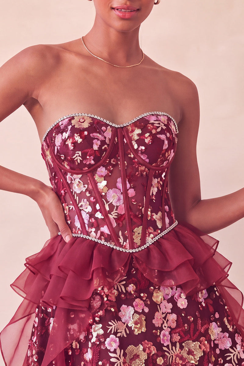 Laden Sie das Bild in den Galerie-Viewer, Salbeigrünes Sweetheart-Korsett A-Line Kurzes Homecoming-Kleid mit Pailletten