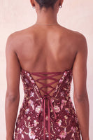 Laden Sie das Bild in den Galerie-Viewer, Rosa Sweetheart Bodycon Pailletten-Homecoming-Kleid mit Schnürung hinten