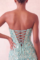 Laden Sie das Bild in den Galerie-Viewer, Rosa Sweetheart Bodycon Pailletten-Homecoming-Kleid mit Schnürung hinten