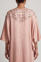 Laden Sie das Bild in den Galerie-Viewer, Blauer Rundhals-Midi-Mutter-der-Braut-Kleid mit Pailletten