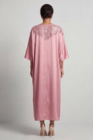 Laden Sie das Bild in den Galerie-Viewer, Blauer Rundhals-Midi-Mutter-der-Braut-Kleid mit Pailletten