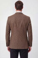 Laden Sie das Bild in den Galerie-Viewer, Einreihiger Herrenprom-Blazer mit Notch-Revers
