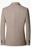 Laden Sie das Bild in den Galerie-Viewer, Einreihiger Herrenprom-Blazer mit Notch-Revers