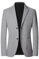 Laden Sie das Bild in den Galerie-Viewer, Einreihiger Herrenprom-Blazer mit Notch-Revers