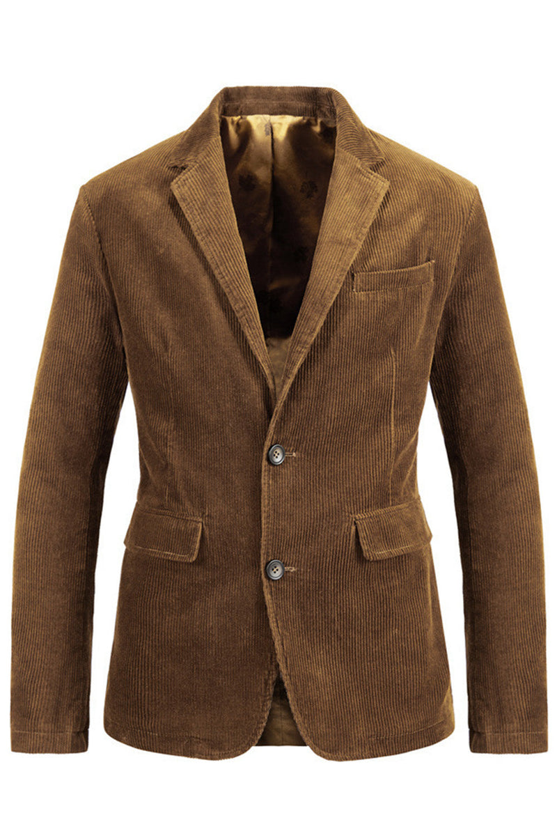 Laden Sie das Bild in den Galerie-Viewer, Einreihiger Herrenprom-Blazer mit Notch-Revers