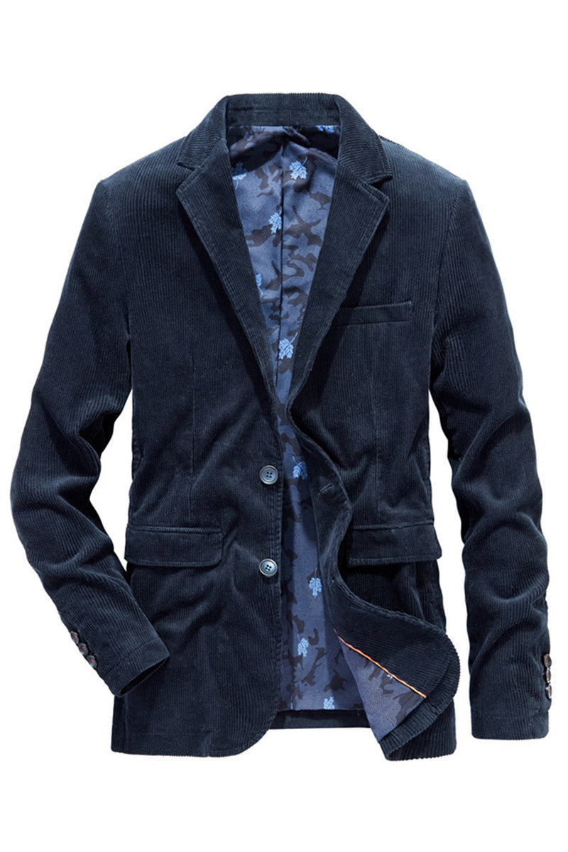 Laden Sie das Bild in den Galerie-Viewer, Einreihiger Herrenprom-Blazer mit Notch-Revers