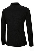 Laden Sie das Bild in den Galerie-Viewer, Weiße Reversjacke mit einem Knöpf für Herrenabschlussballanzüge