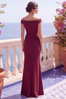 Laden Sie das Bild in den Galerie-Viewer, Champagner Pailletten Meerjungfrauen Langes Festkleid mit Schlitz