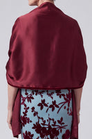 Laden Sie das Bild in den Galerie-Viewer, Seeblaues V-Ausschnitt Samt Meerjungfrau Langes Mutter der Braut Kleid mit Umhang