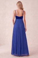 Laden Sie das Bild in den Galerie-Viewer, Kaffee A-Line Sweetheart Plissiertes Maxikleid mit Taschen